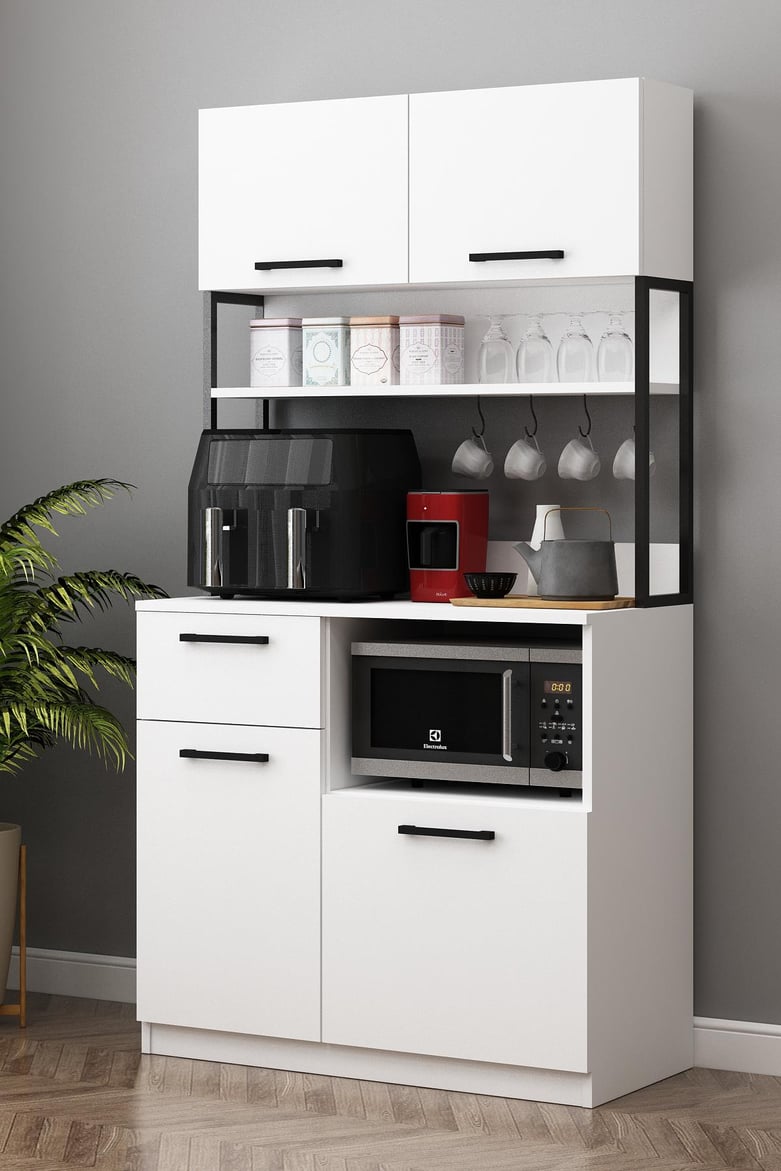 Ervin Çok Amaçlı Airfry Dolabı Kahve Köşesi